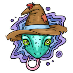 Wizard Lizard Tee Design