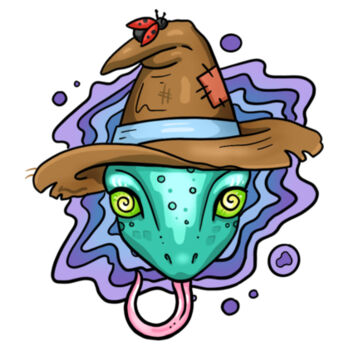 Wizard Lizard Tee Design
